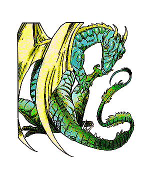 Dragon, Gem, Emerald
