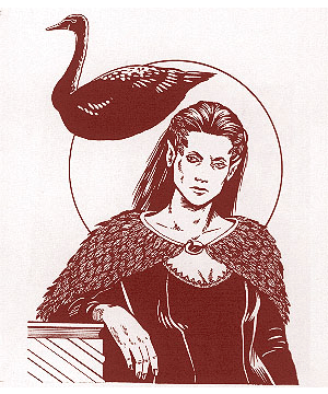 Heraldic Servant, Black Swan