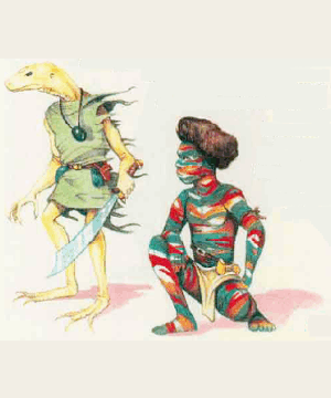 Lizard Kin (Mystara), Chameleon Man and Sis'thik